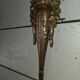 Art Deco wall light in gilded bronze, 1930s