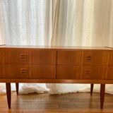 Commode Scandinavian row vintage teak