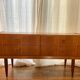 Commode Scandinavian row vintage teak
