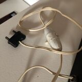 Art Deco metal lamp and vintage Bakelite 1930 - 32 cm