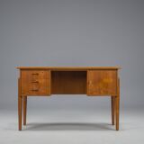 Small Mid-Century Danish Teak Desk, 1970s