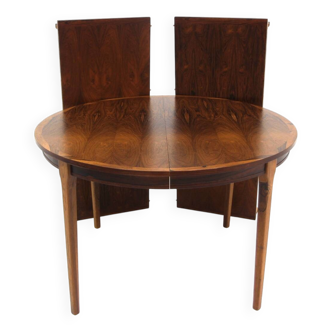 Table de salle à manger scandinave en palissandre, Suède, 1960