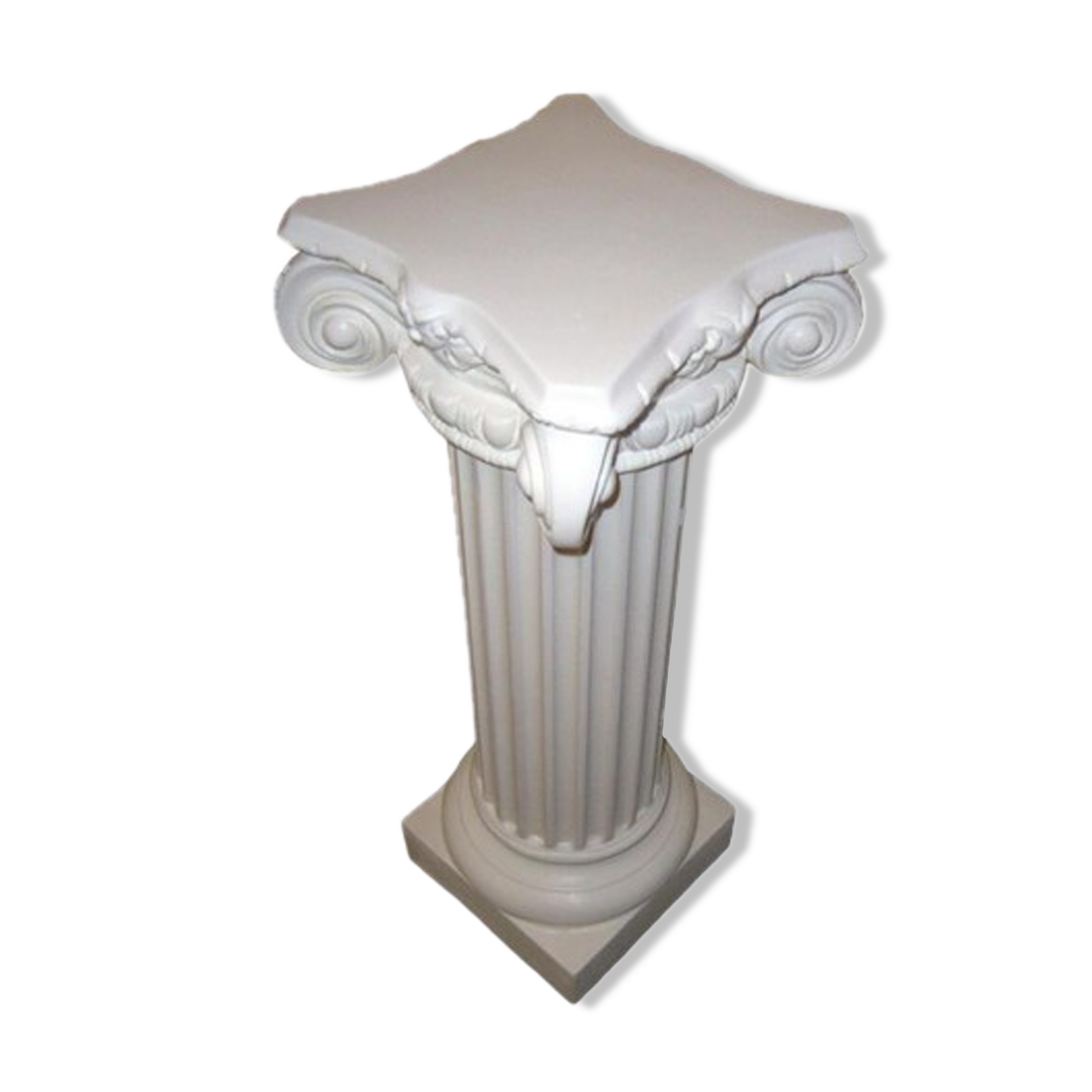 Ionic column 1 m in reinforced plaster