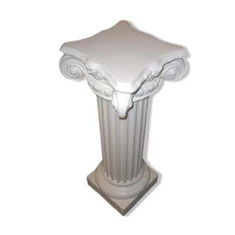 Colonne Ionique 1 m en plâtre armé