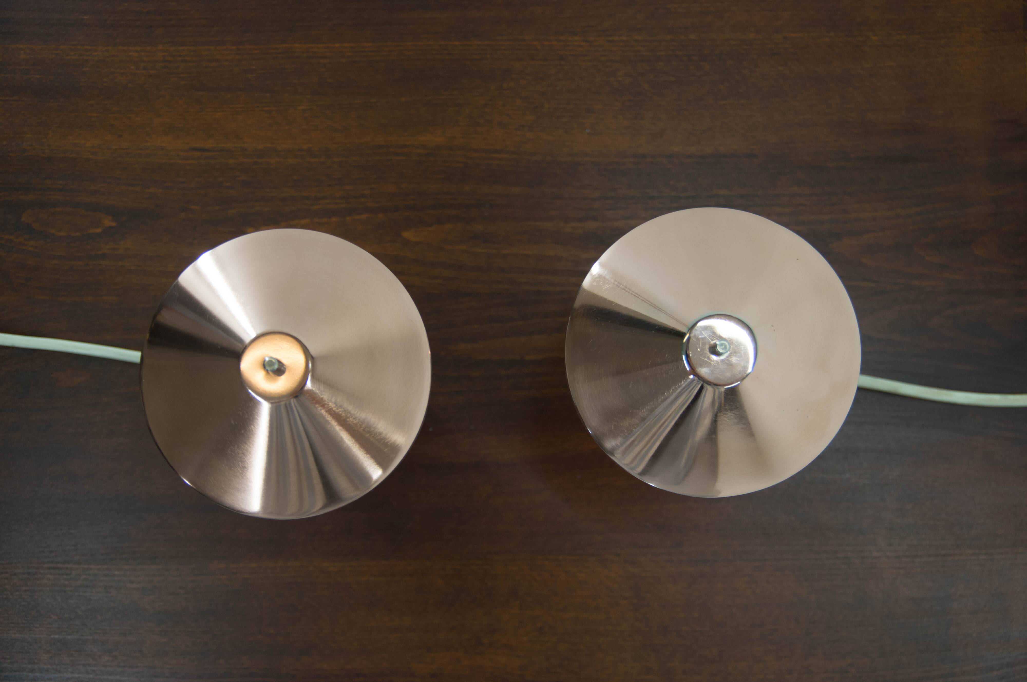 Set of Two Bedside Lamps by Lustry, Kamenicky Senov, 1970s