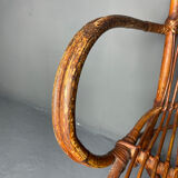 Pair of rattan armchairs 1930