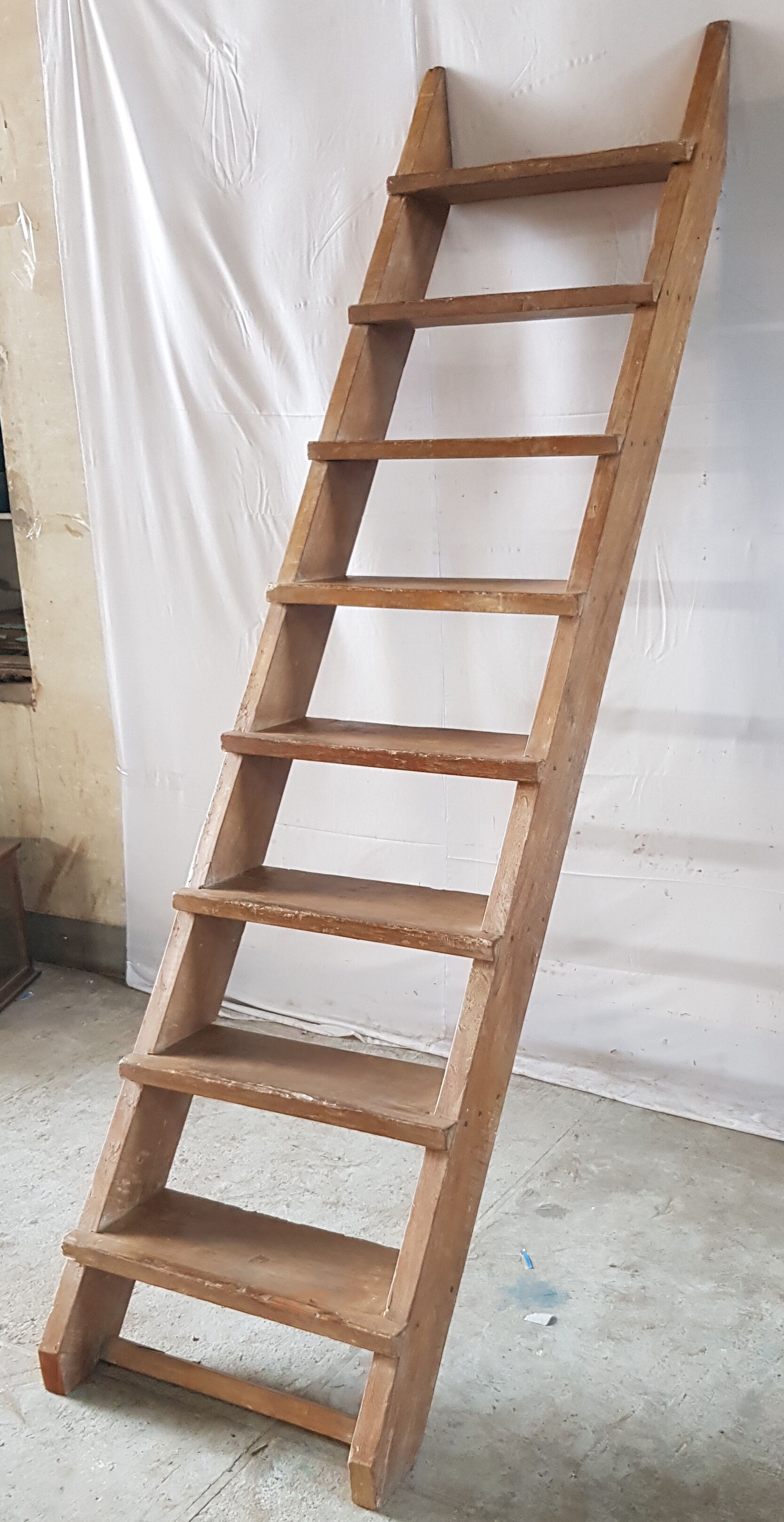 Old staircase in teak