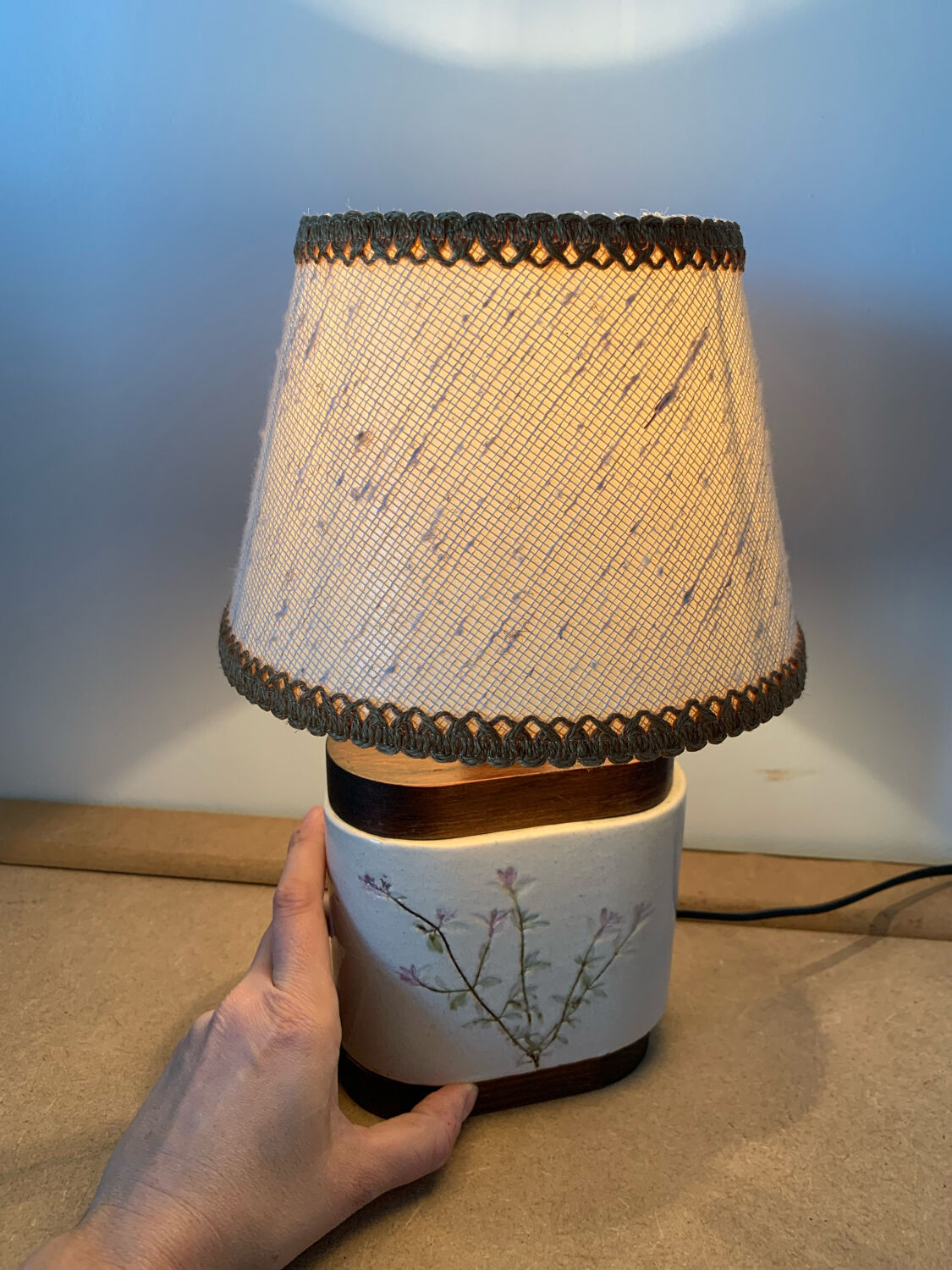 Old Raymonde Leduc lamp