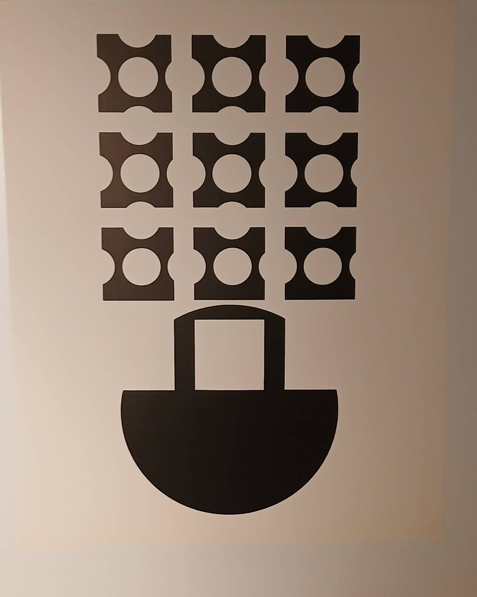 Victor Vasarely Sérigraphie d'après une œuvre copusculaire