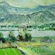 Alexander Michael - oil painting Chiemsee near Hochstaedt, 1994