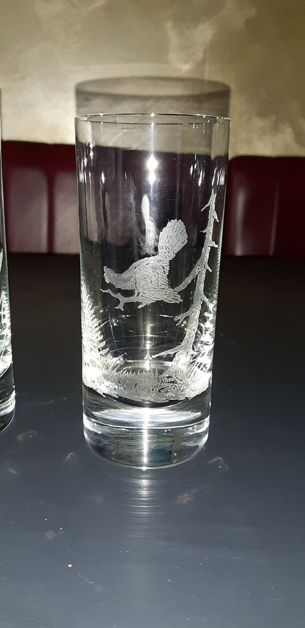 Lot de 6 verres gravés Moser