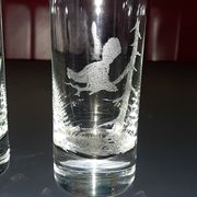 Lot de 6 verres gravés Moser