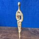 Female subject in gilded bronze, 1999 signed Claudine Berechel
