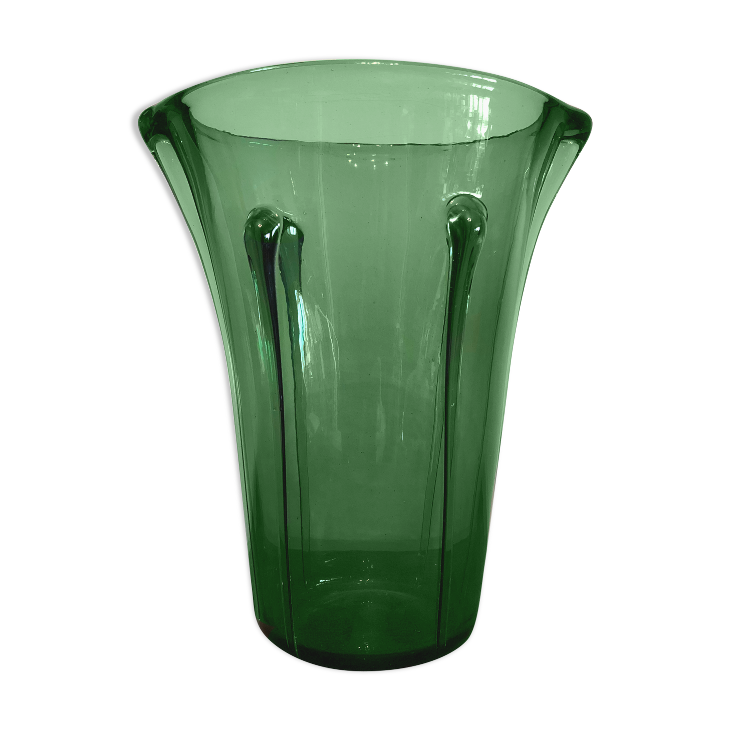 Blown glass vase
