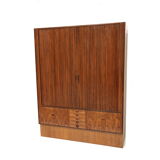 Xxl vintage rosewood sideboard / highboard made in the 60s