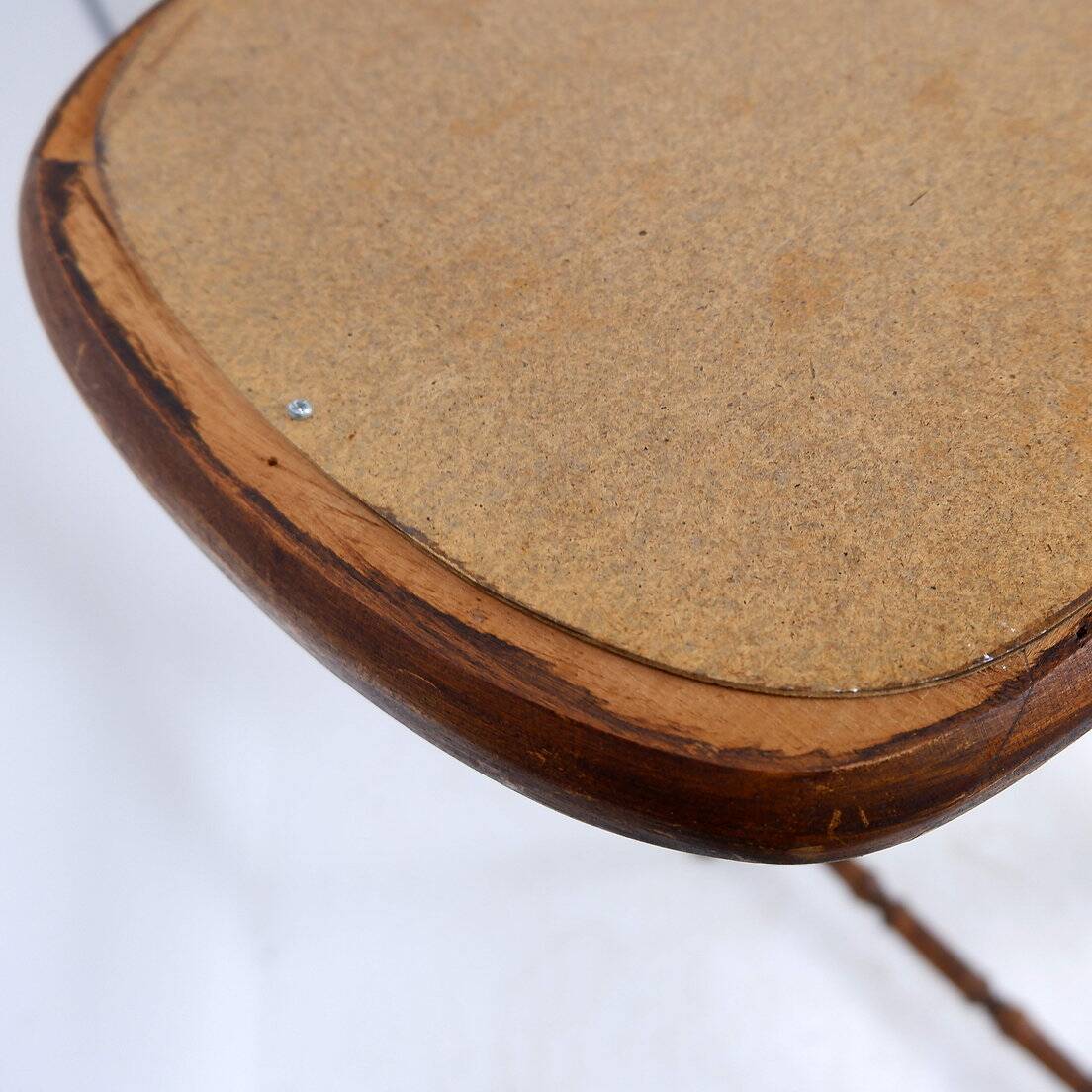 1960s Danish teak mirror H:73cm