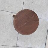 Small vintage plant stand with twisted tripod legs