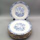 6 dessert plates porcelain theresia pattern vintage seltmann weiden bavaria