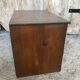 Vintage wood document holder locker#a118