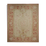 Handmade Vintage Needlepoint Rug Aubusson Tapestry - 122x186cm