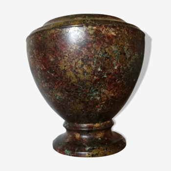 Vase en céramique a effet marbré " chaumette "