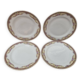 4 assiettes Limoges, Macy's palented