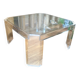 Table basse athena par david lange. 1970. 70x70