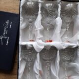 Coffret 6 verres à eau cristal de lorraine