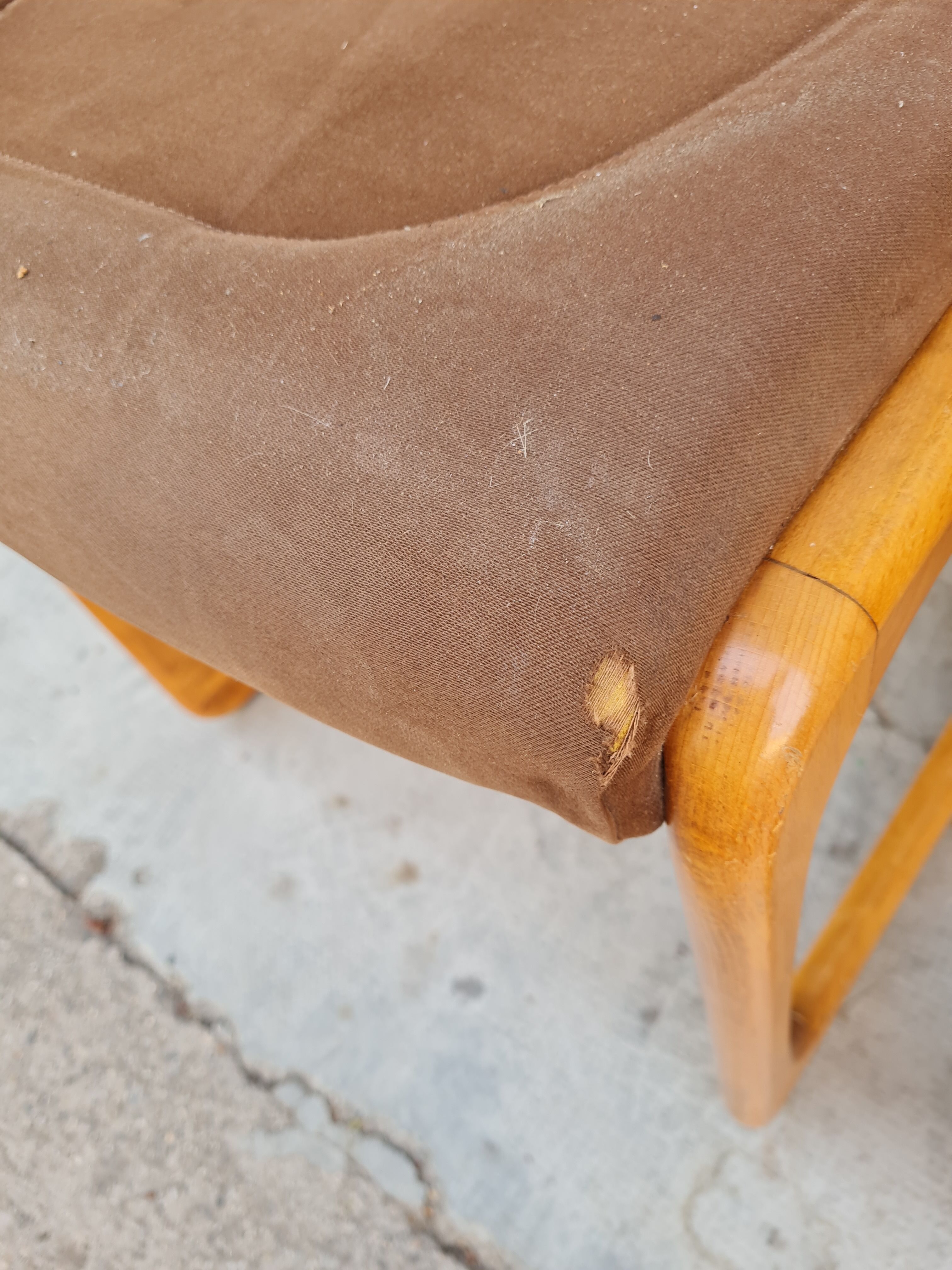 6 chaises traineau Baumann