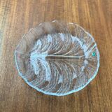 Vintage Swedish glass plate Eden by Orrefors, 1970s.