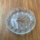 Vintage Swedish glass plate Eden by Orrefors, 1970s.