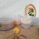 Set of 10 cups and under cups harlequin Arcopal France - vintage