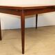 Danish Scandinavian extendable dining table in teak, 1960.