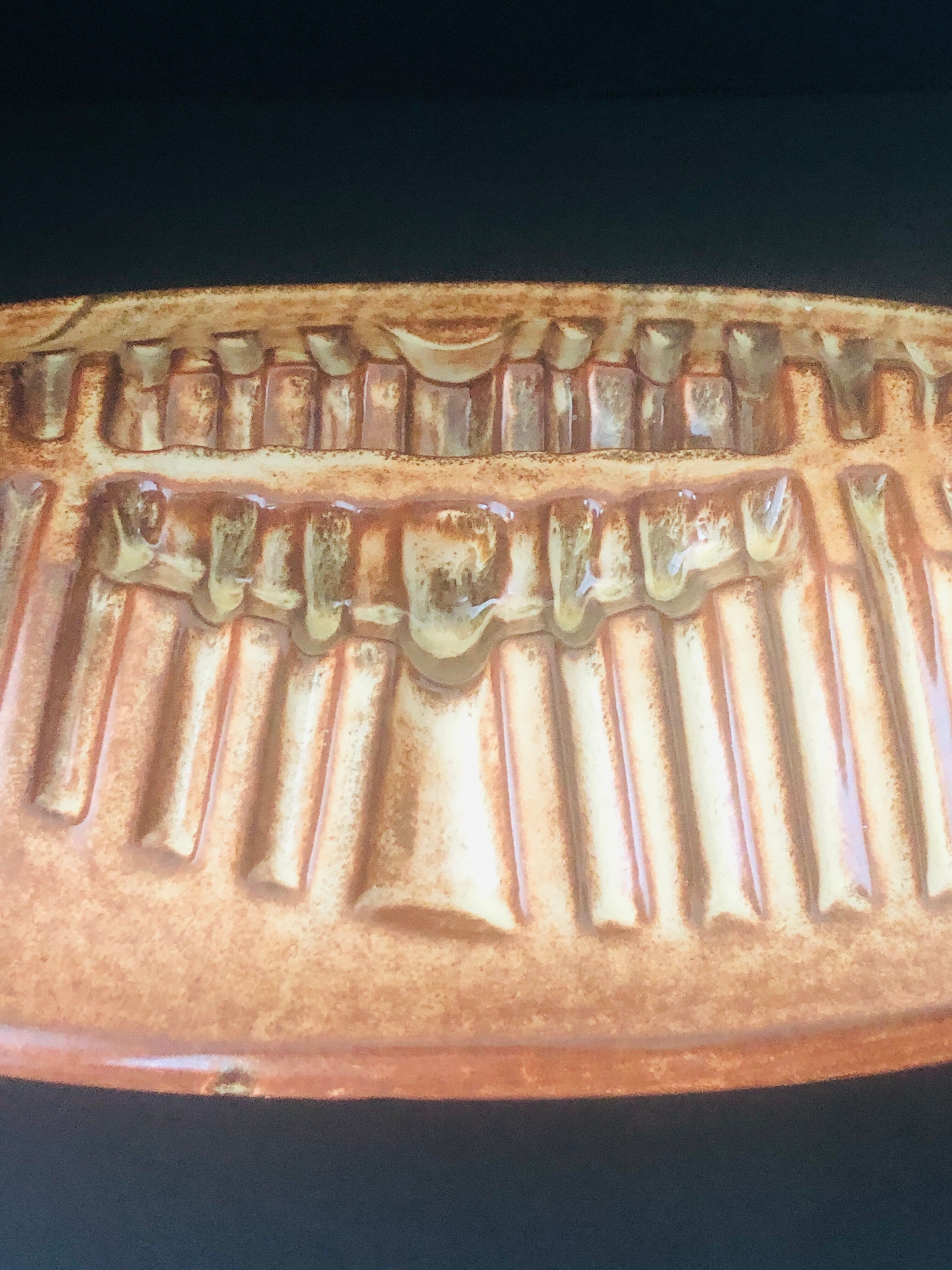 Baked dish or vintage fish terrine