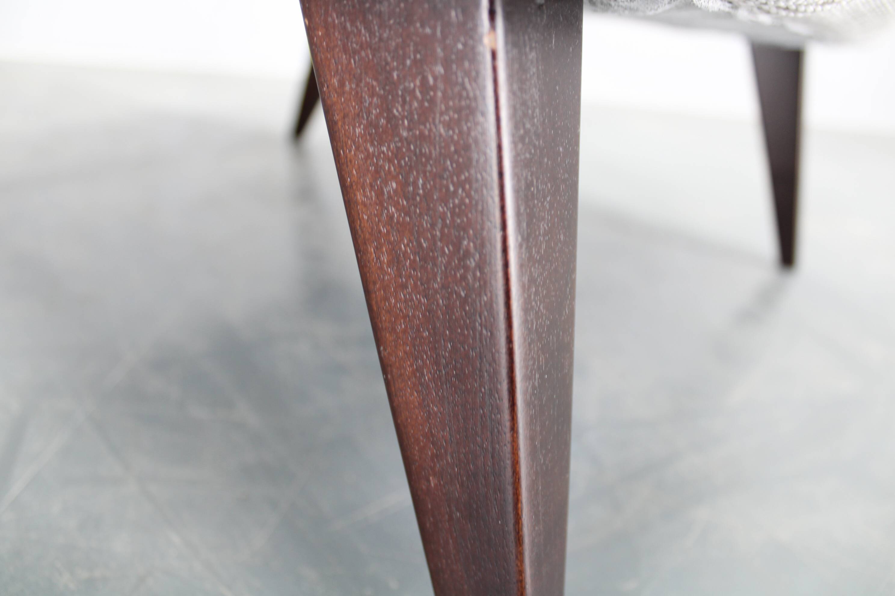 1960s Restored Wingback Chair, Czechoslovakia