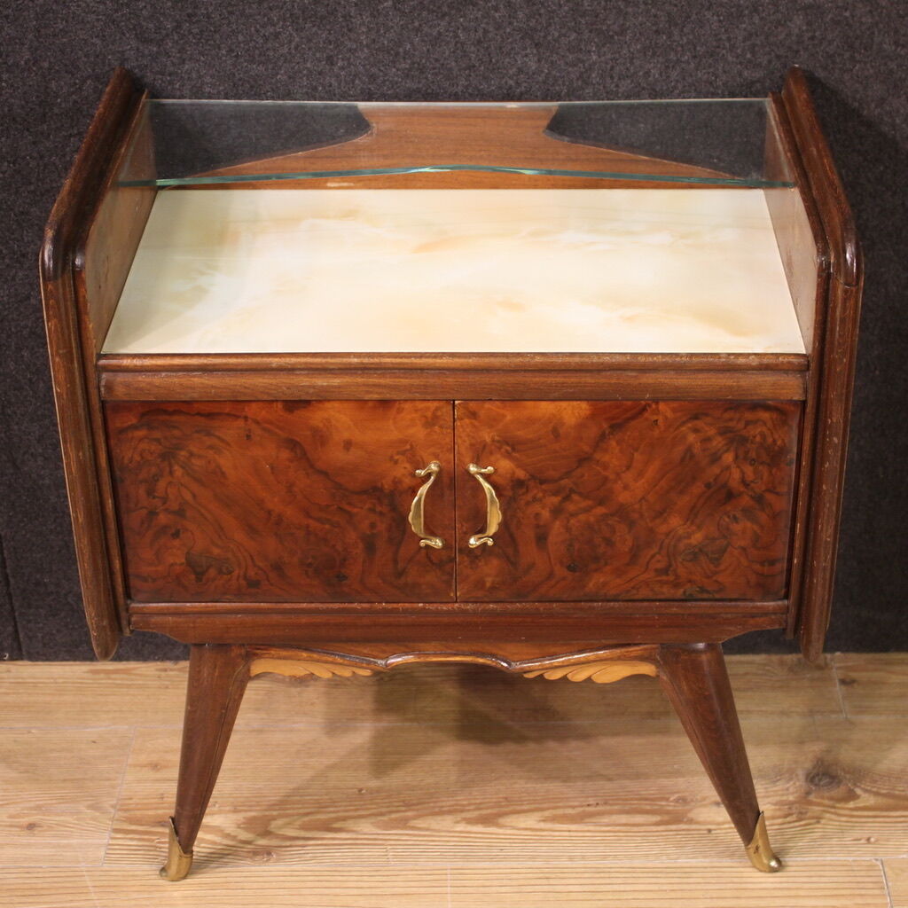 Pair of Italian design bedside tables from the 50s