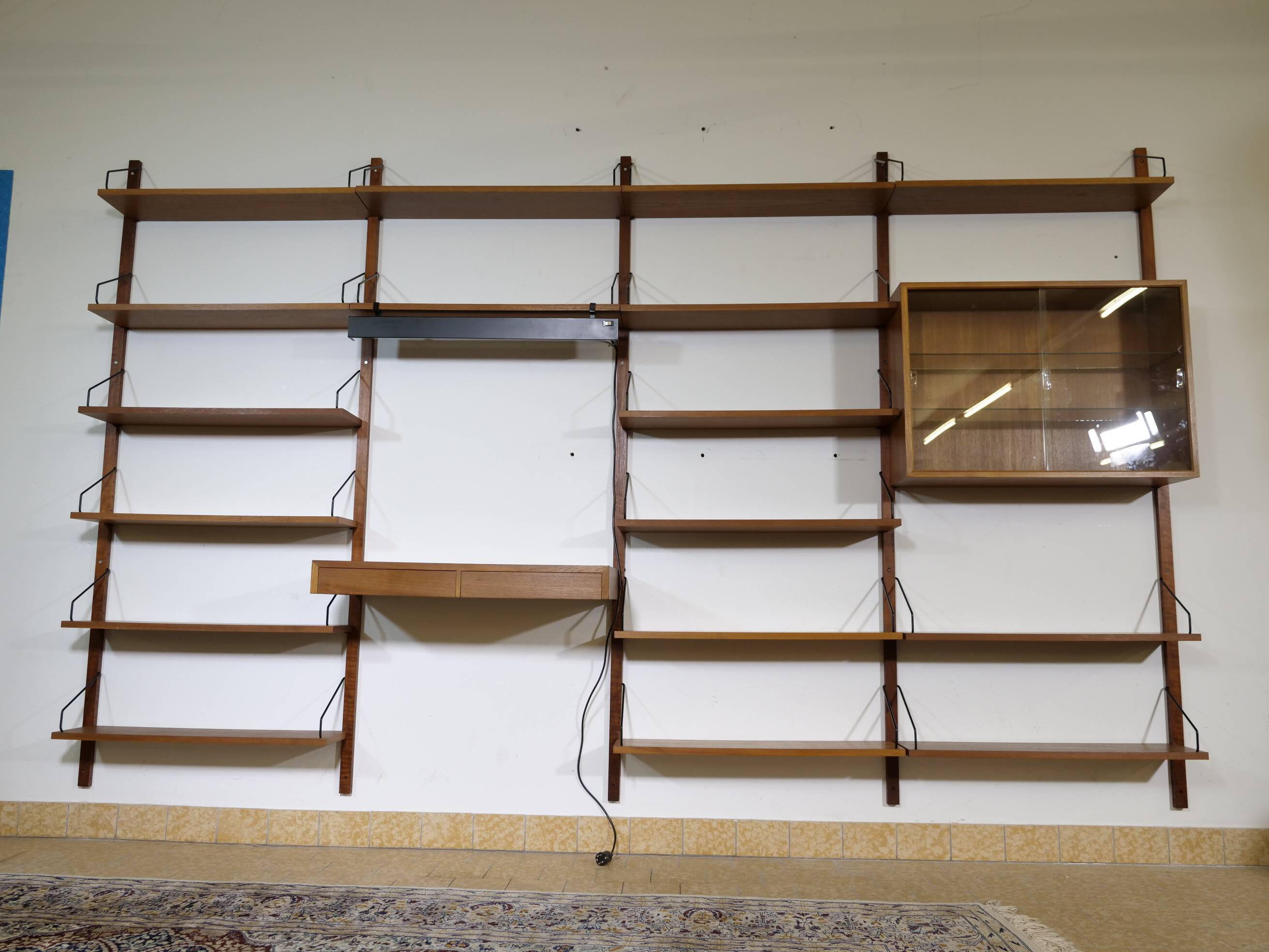 Modular Mid Century Royal Wall System in Teak by Poul Cadovius, 1960s