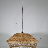 Rattan hanging lamp 1960