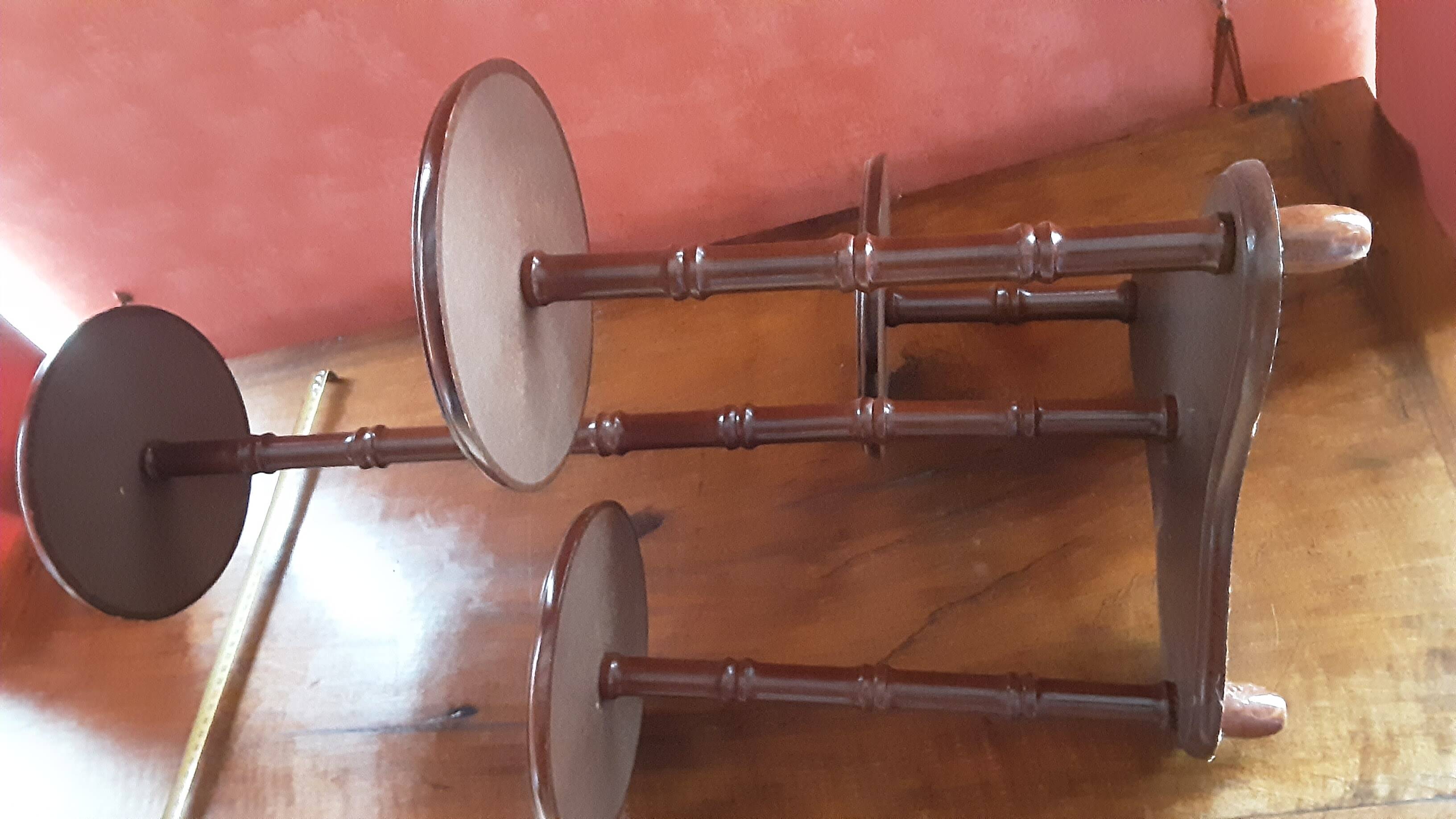 Antique wooden plant stand