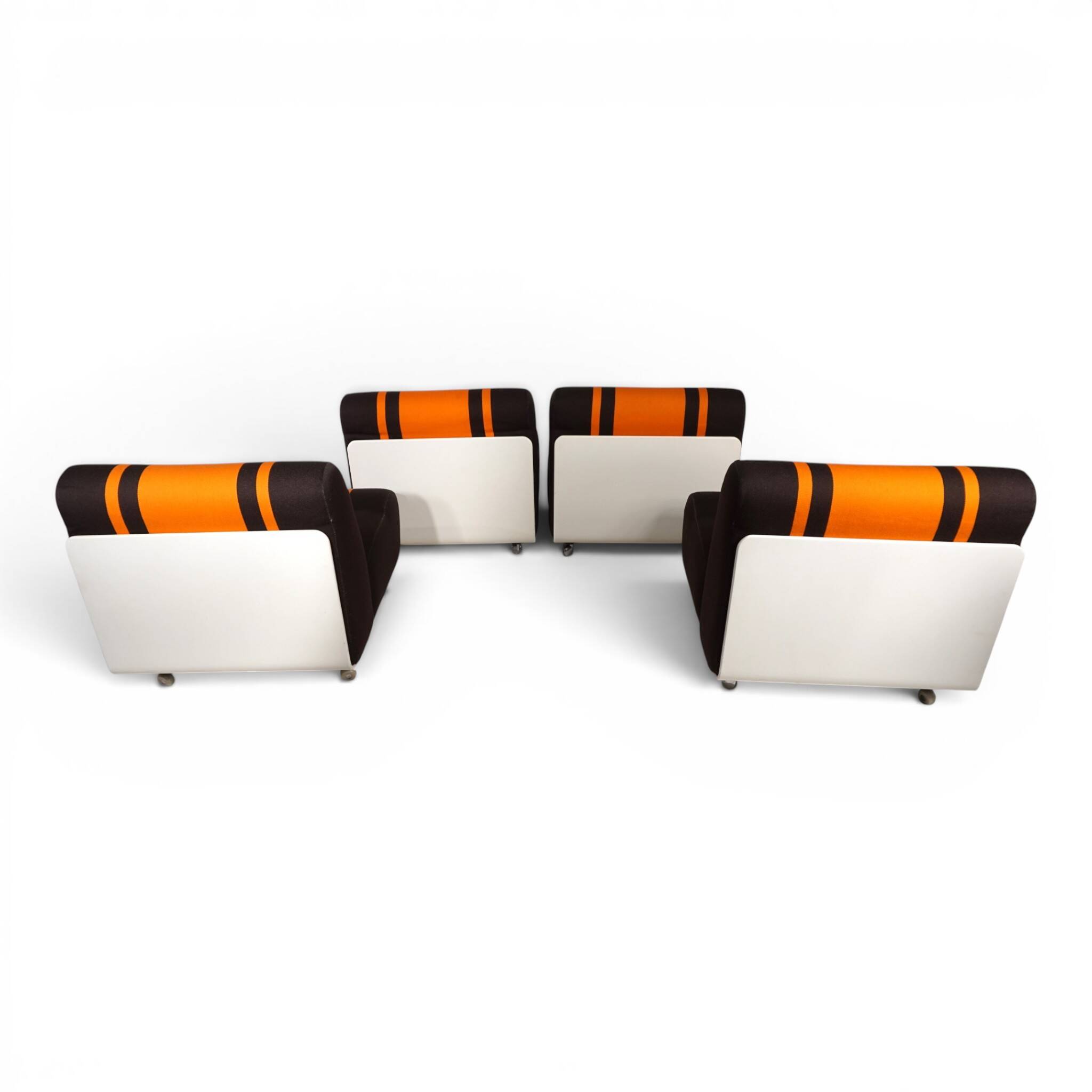 Canapé modulaire Cor Concha 4 pièces space age par Jo Otterpohl, 1970