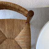 Pair chair child straw design 1950/1960