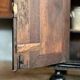 Blackened wood sideboard