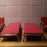Small Set of Bauhaus Chrome Furniture for Children, 1940s