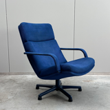 F156 swivel chair with high back, Geoffrey Harcourt, Artifort, Netherlands, 1970s