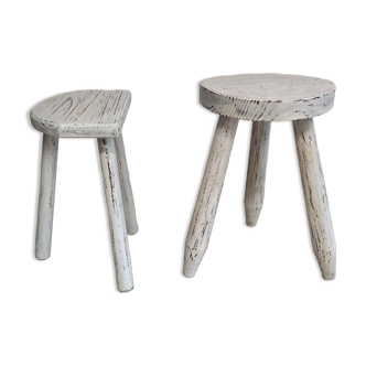 Milking stool duo