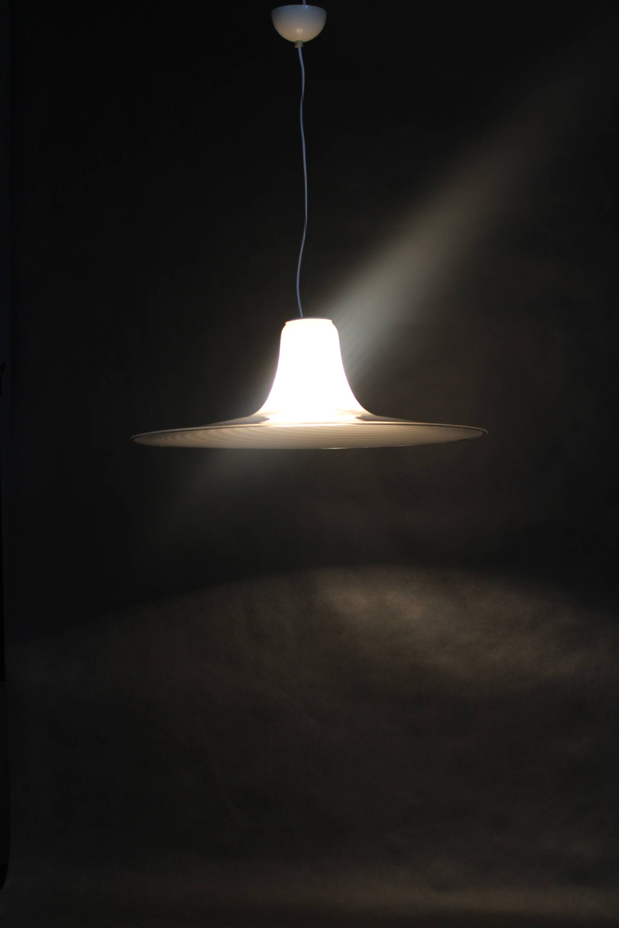 1980s Large Murano Glass Pendant Light, Italy