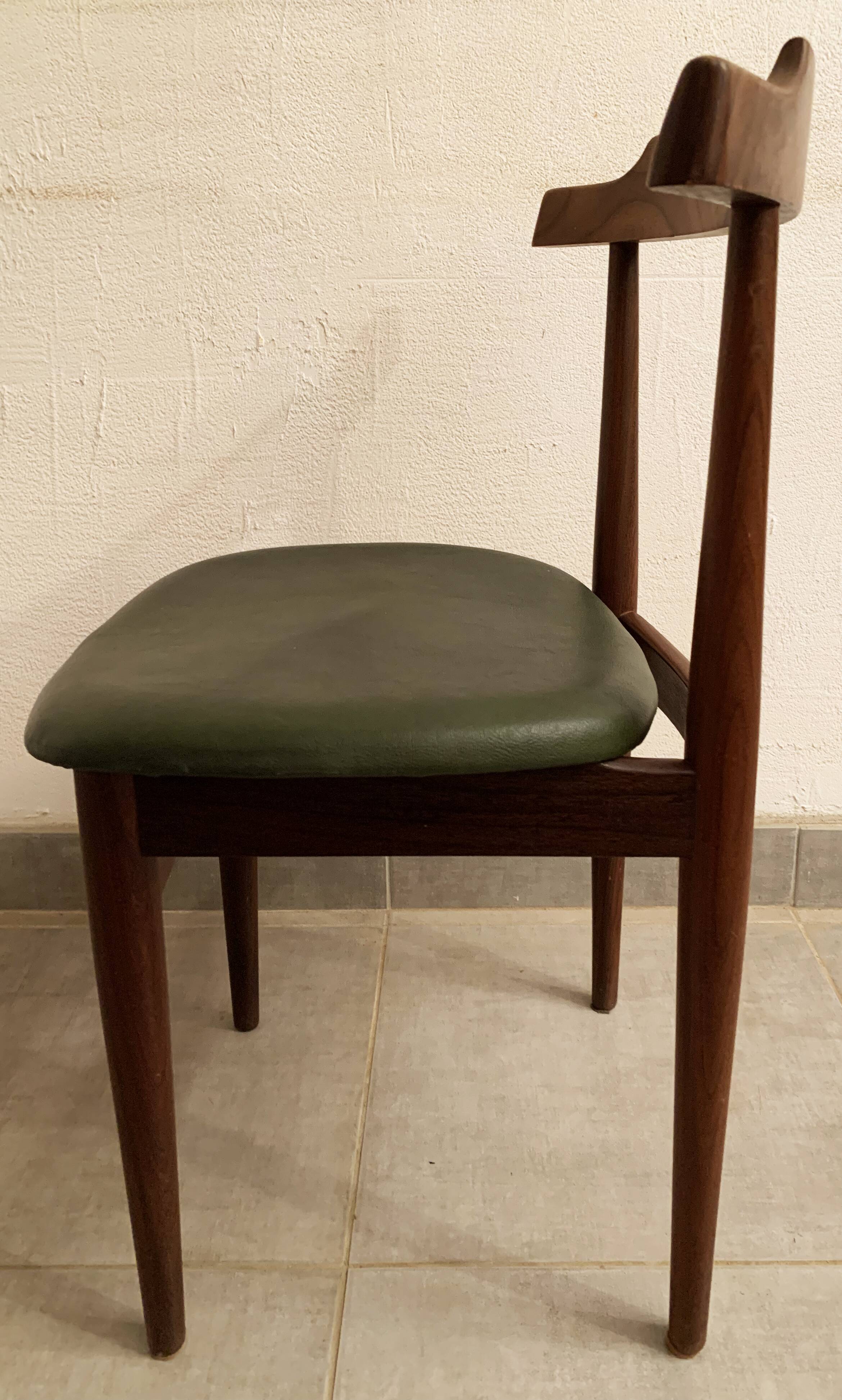 Ensemble de 6 chaises danoises de Hans Olsen pour le fabricant Frem Røjle