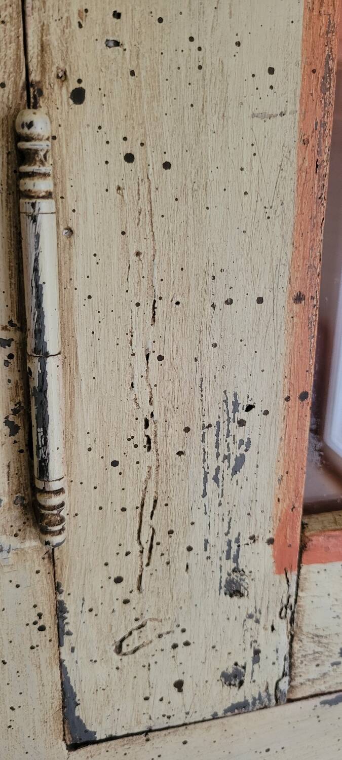 Vaisselier en bois vintage