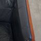 Set of 2.5-Seater Art Deco Sofas with Dark Blue Cowhide Leather