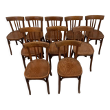 Baumann bistro chairs, set of 10